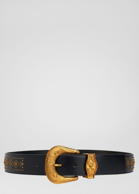 Versace Western Logo Bälte Herr - 602713JVX